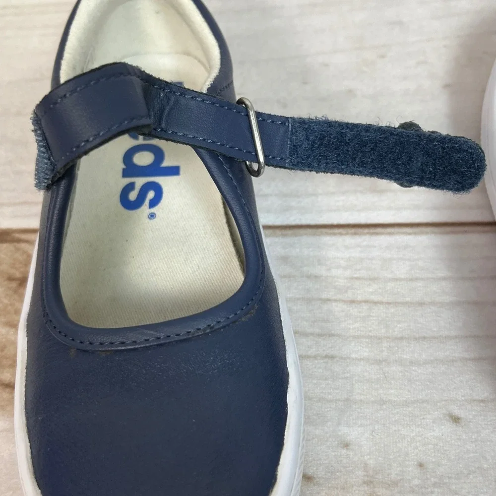 Keds Ella Mary Jane Navy Blue Girls Shoes Size 11.5 School